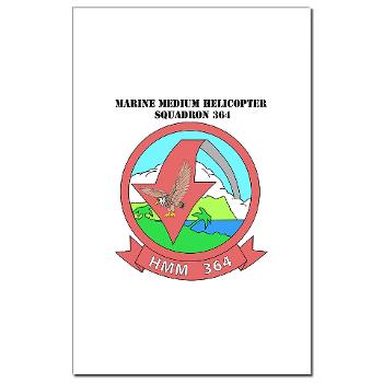 MMHS364 - M01 - 02 - Marine Medium Helicopter Squadron 364 with Text - Mini Poster Print - Click Image to Close
